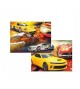 Quebra Cabeça hot cars 2 x 100 Peças cada - toia brinquedos